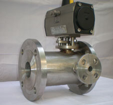 JACKETED BALL VALVE FLANGED ENDS