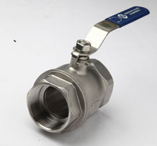 SINGLE PC DESIGN BALL VALVE SCREWED ENDS